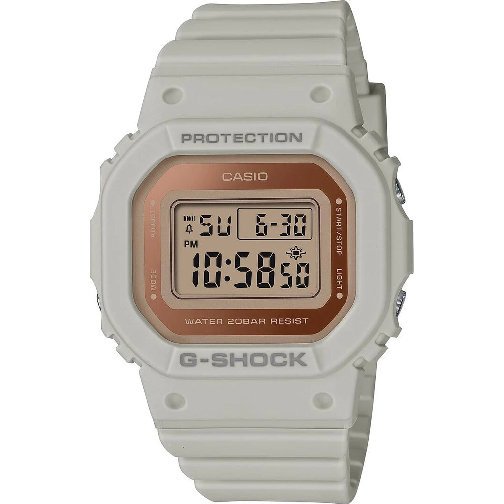 Unisex British Made Watches-Casio G-Shock GMD-5600 Ladies White Watch GMD-S5600-8ER