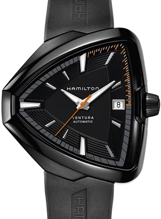 Men's Rectangular Case Style Dress Watches-Ventura Elvis80 Blackout Automatic Ref. H24585331 Men's Rectangular Case Style Dress Watches-Ventura Elvis80 Blackout Automatic Ref. H24585331