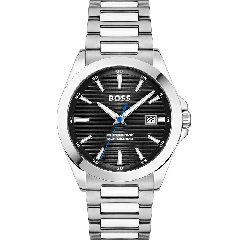 Men's Swiss Made Style Digital Watches-Hugo Boss Strike 1514170