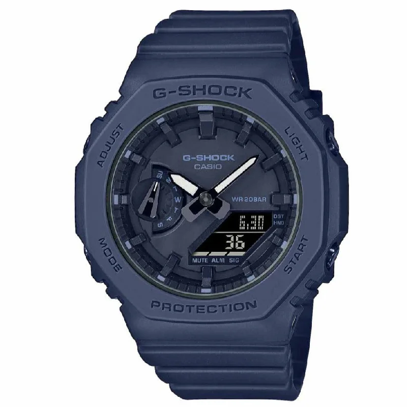 Unisex Extra Large Watches-Casio G-Shock Men's Black Watch GMA-S2100BA-2A1ER