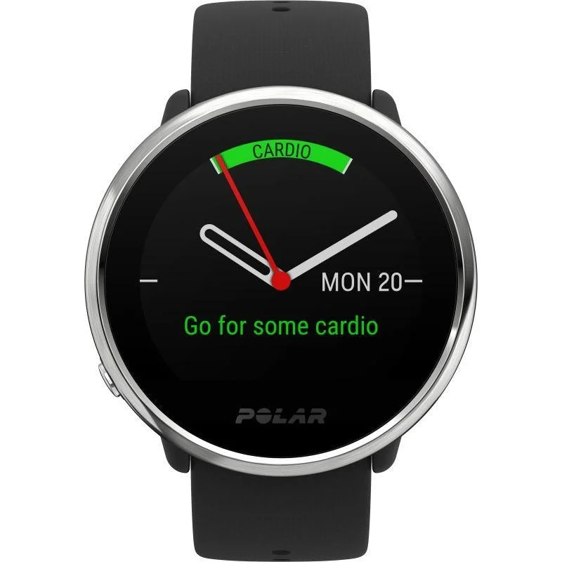 Unisex Mechanical Movement Style Watches-Polar 90071065 Ignite Black Fitness Smartwatch