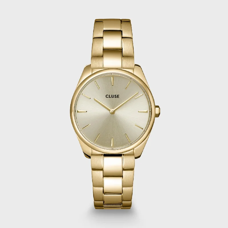 Women's Mechanical Watch Asian Made Edition-Féroce Petite Watch Steel, Full Gold Colour