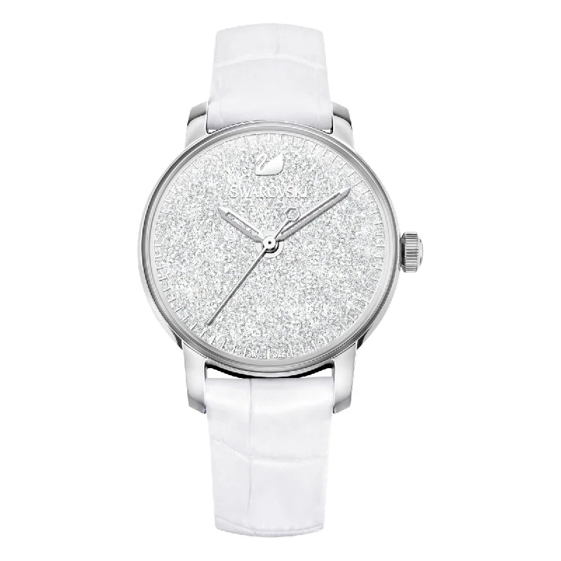 Men's Swiss Christmas Gift Edition-Swarovski Watch Crystalline Hours Silver 5295383