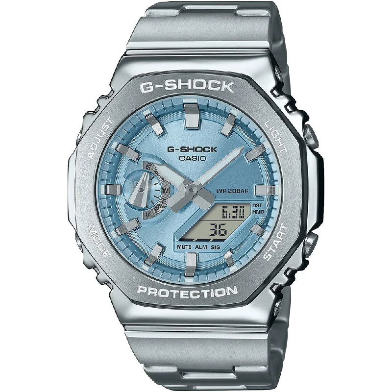 Men's Dive Watches with Functional Design -G-Shock GM2110D-2A G-Steel Metal Covered 'CasiOak' Men's Dive Watches with Functional Design -G-Shock GM2110D-2A G-Steel Metal Covered 'CasiOak'
