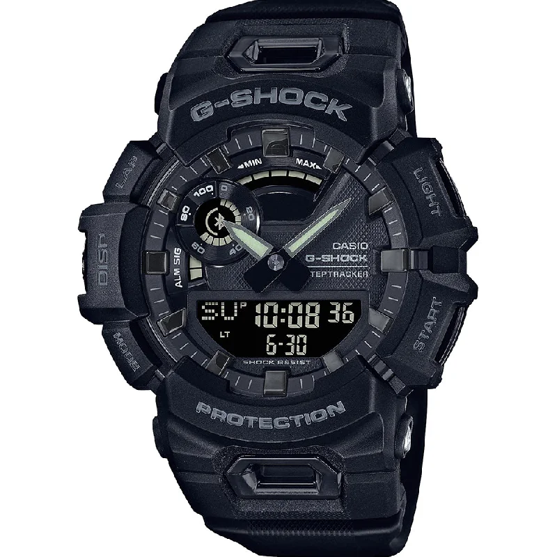 Mens Hybrid Style Smart Watches-G-Shock GBA900-1A G-Squad Series