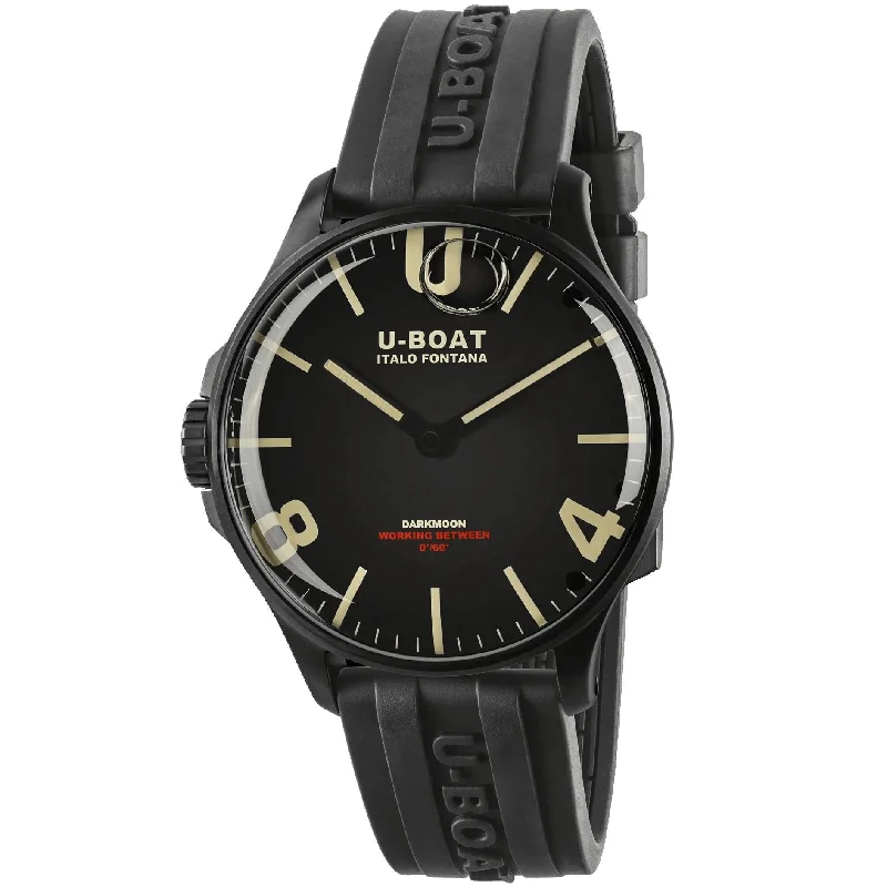 Men's Swiss Hybrid Edition-U-Boat Watch Darkmoon 40 Black BE 9019/A