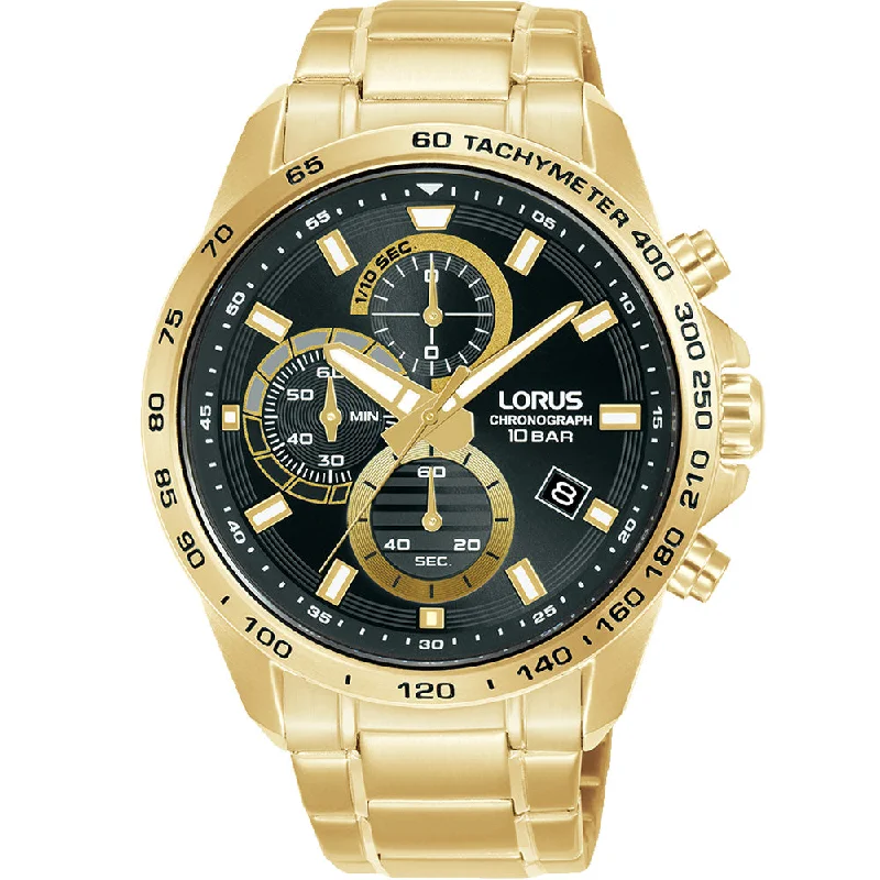 Luxury Men's Chronograph Watches for Professionals -Lorus RM358JX-9 Chronograph