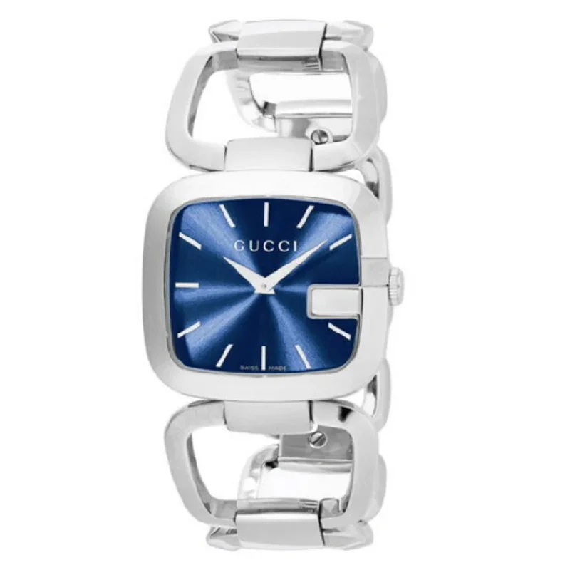 Men's Swiss Personalized Edition-Gucci Watch G Ladies 30mm Silver Blue YA125405