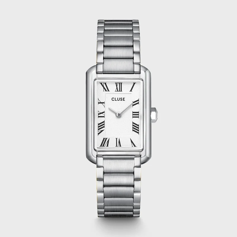 Women's Hybrid Style Mechanical Watches-Belisenna Watch Steel, White, Silver Colour Women's Hybrid Style Mechanical Watches-Belisenna Watch Steel, White, Silver Colour