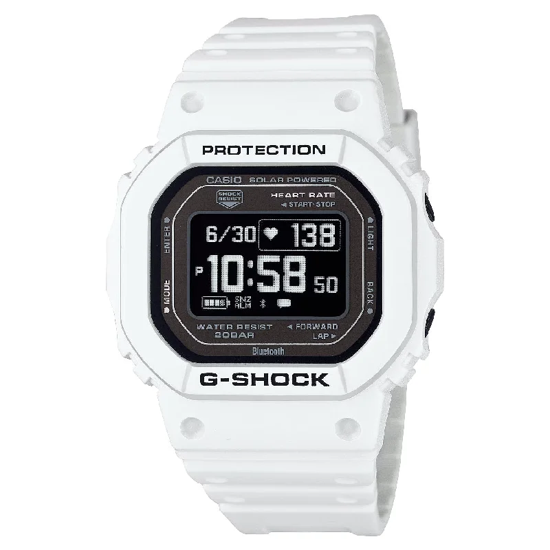 Men's Formal Event Style Men's Sports Watches-Orologio G-Shock DW-H5600-7ER bianco sensore cardio e solare Men's Formal Event Style Men's Sports Watches-Orologio G-Shock DW-H5600-7ER bianco sensore cardio e solare