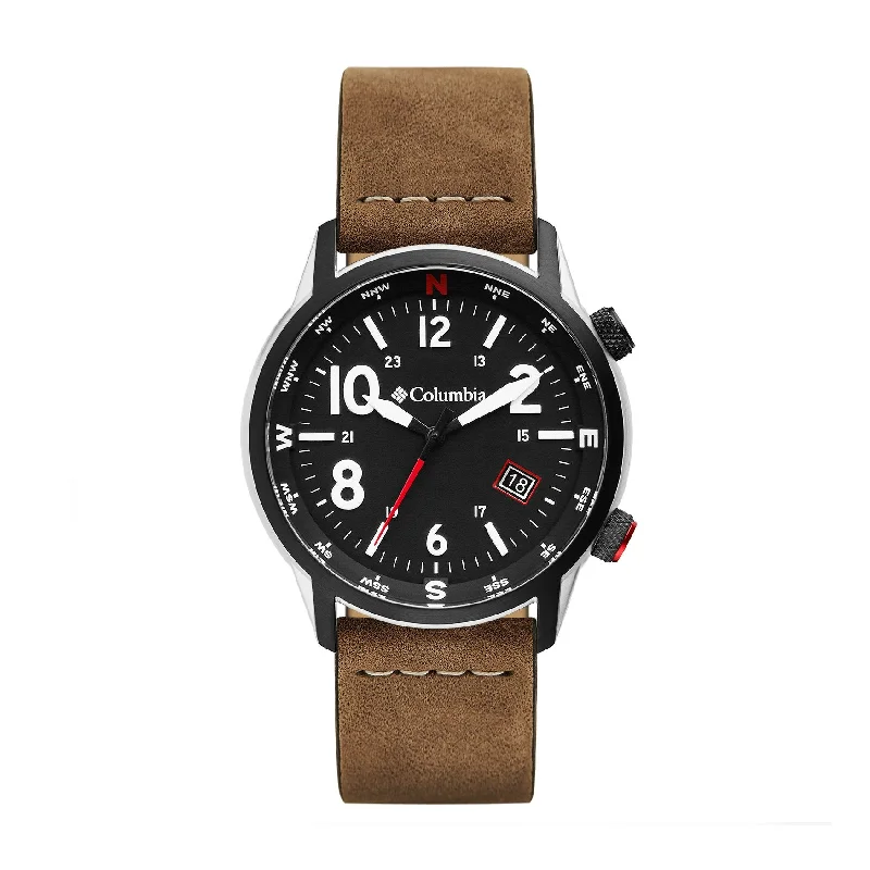 Unisex Italian Made Watches-Columbia Brown Outbacker Watch CSC01-003