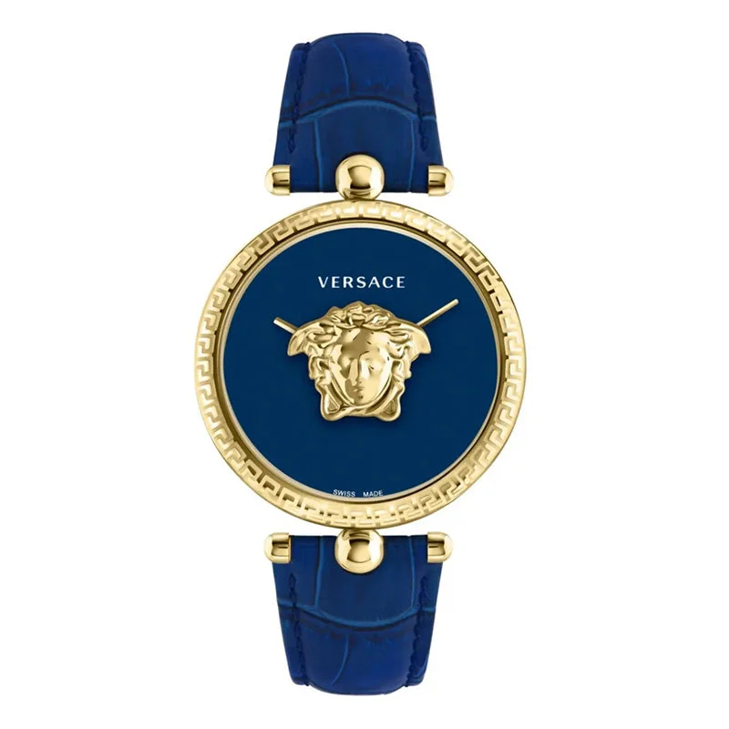 Men's Swiss Watch Spring Edition-Versace Ladies Watch Palazzo Empire 39mm Blue Gold VECO02922