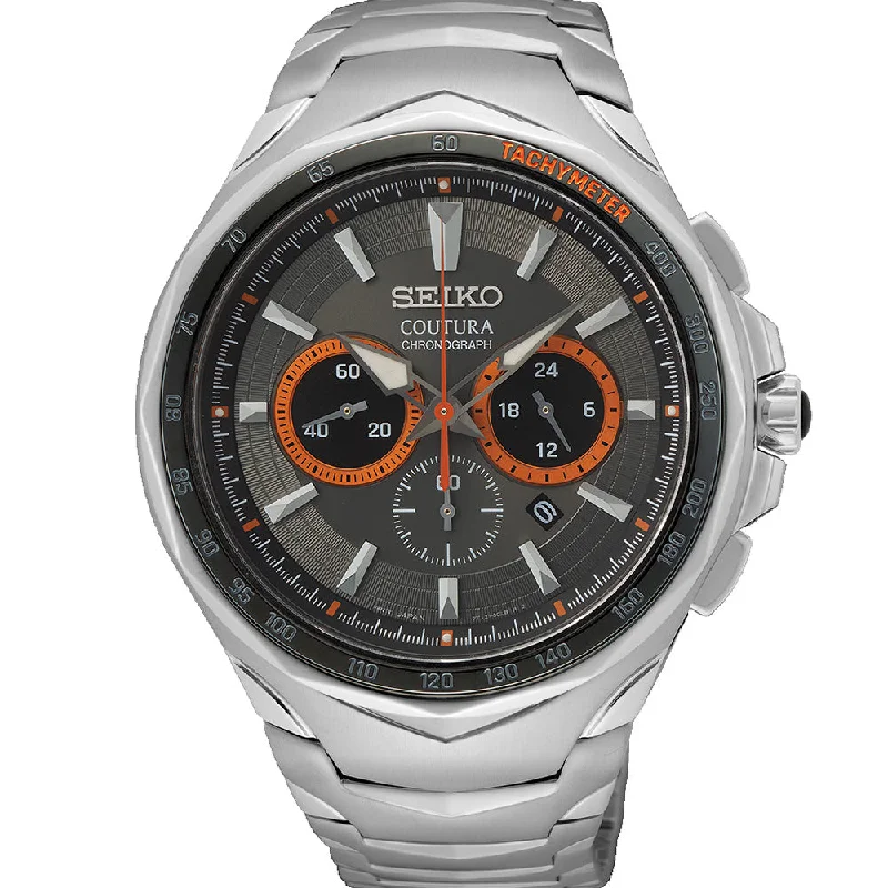 Men's Designer Style Men's Digital Watches-Seiko Coutura SRWZ23P Chronograph