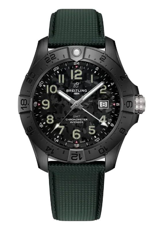 Men's Seasonal Style Dress Watches-Breitling Avenger Automatic GMT 44 Night Mission S32320101B1X1 Men's Seasonal Style Dress Watches-Breitling Avenger Automatic GMT 44 Night Mission S32320101B1X1