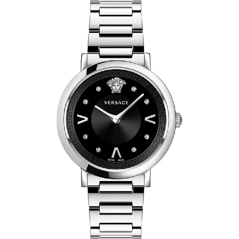 Men's Swiss Watch Supplier-Versace Ladies Watch Pop Chic Black Bracelet VEVD00921