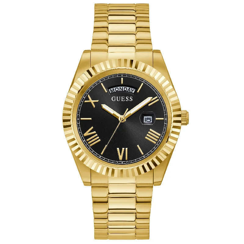 High-Quality Men's Dive Watches -Guess GW0265G3 Men's Connoisseur Gold Watch