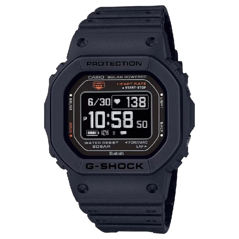 Men's Kinetic Style Men's Sports Watches-Orologio G-Shock DW-H5600-1ER sensore cardio e solare Men's Kinetic Style Men's Sports Watches-Orologio G-Shock DW-H5600-1ER sensore cardio e solare