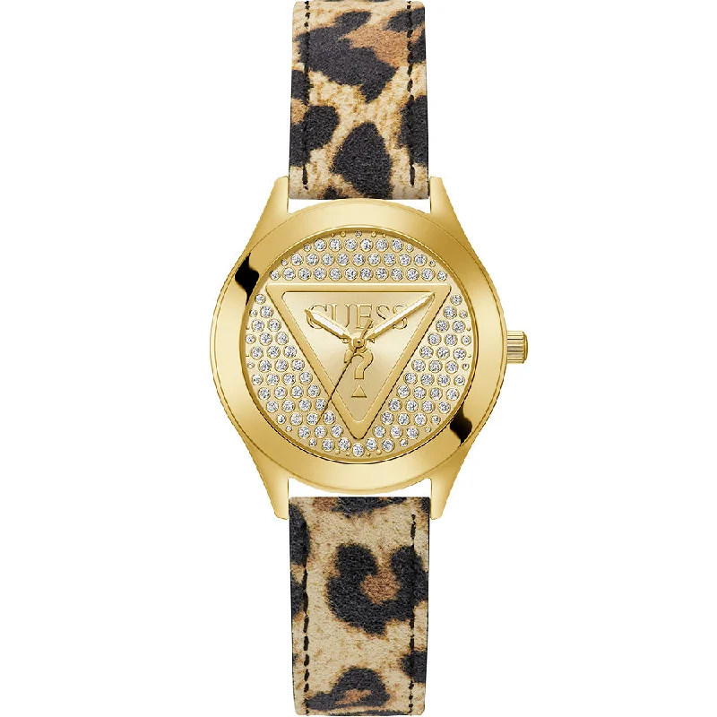 Women's Wedding Style Dress Watches-Guess Glitz Plaque GW0745L2