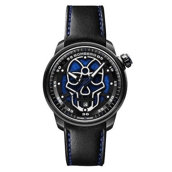 Men's Swiss Engagement Edition-Bomberg Watch BB-01 Automatic Blue Skull CT43APBA.23-2.11
