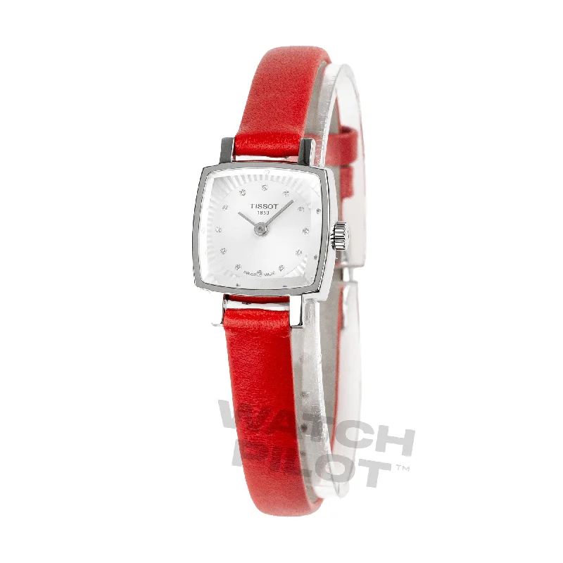 Men's Swiss Watch Spring Edition-Tissot Lovely Summer Ladies Silver Red Watch T0581091603600