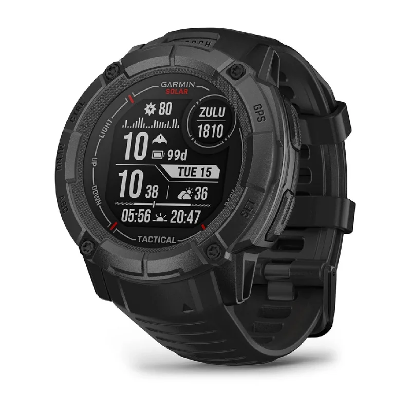 Men's Winter Style Sports Watches-Orologio Garmin Instinct 2X Solar Tactical nero 010-02805-03 Men's Winter Style Sports Watches-Orologio Garmin Instinct 2X Solar Tactical nero 010-02805-03