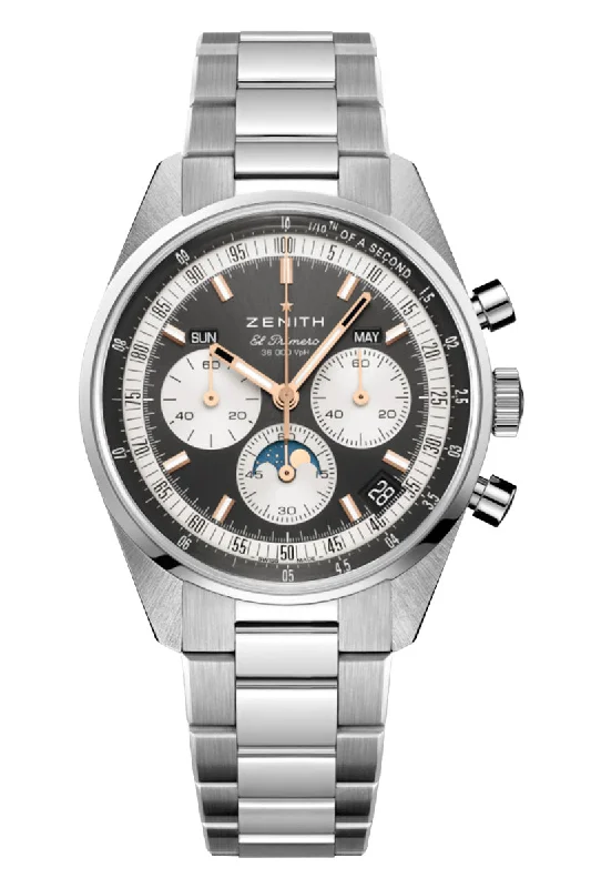 Men's Quartz Dress Watches-Zenith Chronomaster Original Triple Calendar 03.3400.3610/39.M3200 Men's Quartz Dress Watches-Zenith Chronomaster Original Triple Calendar 03.3400.3610/39.M3200