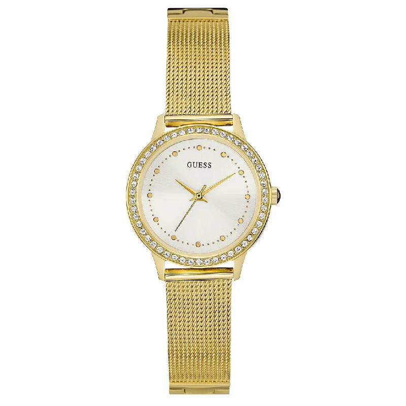 Men's High-End Style Slim Watches-Guess W0647L7 Ladies Chelsea Gold Watch