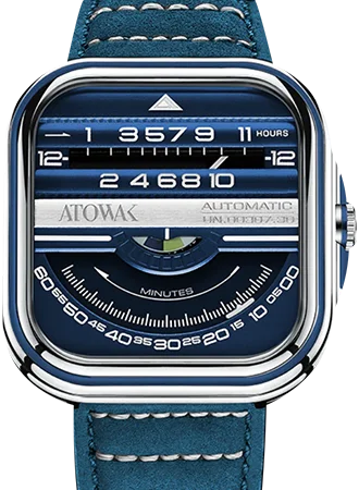 Men's Hand-Wound Design Sports Watches-Windows Pro Blue