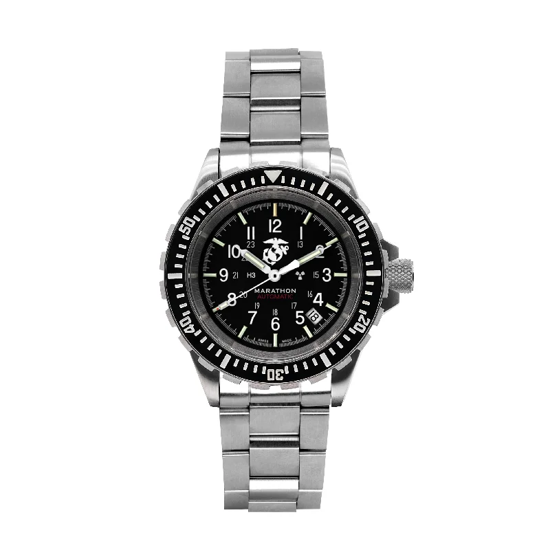 Men's Mechanical Watch Factory-41mm Official USMC™ Large Diver's Automatic (GSAR) with Stainless Steel Bracelet Men's Mechanical Watch Factory-41mm Official USMC™ Large Diver's Automatic (GSAR) with Stainless Steel Bracelet
