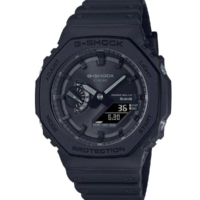 Mens Square Case Style Smart Watches-G-Shock GAB21001A1 Bluetooth Solar 'CasiOak'