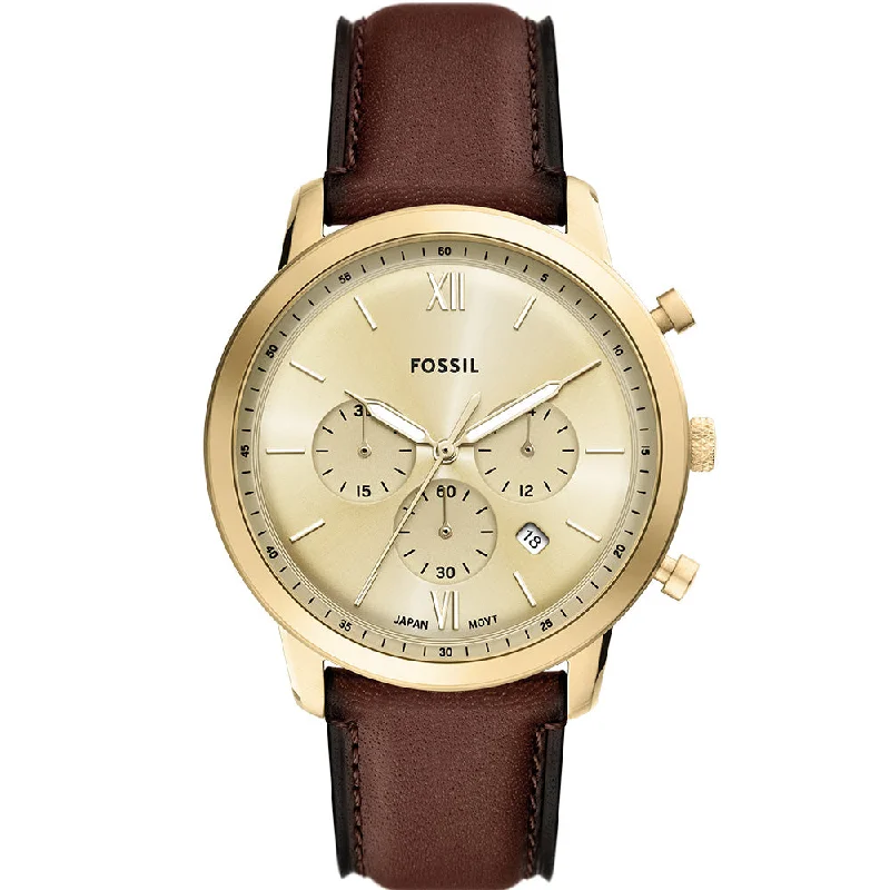 Men's Chronograph Watches with Black Dial -Fossil Neutra FS6113 Chronograph