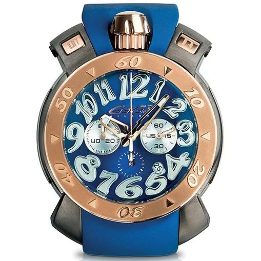 Men's Field Watches Community-Gaga Milano Men's Blue Chrono Watch 8015E.01RU