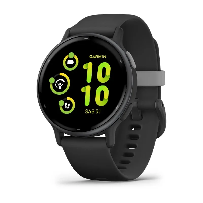 Women's Sophisticated Style Mechanical Watches-Orologio Garmin Vivoactive 5 Black e Slate 010-02862-10