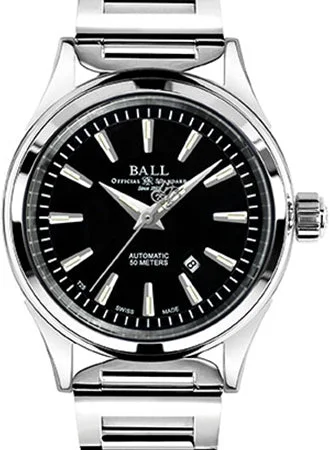Men's French Made Style Dress Watches-Fireman Victory Ladies Black Ref. NL2098C-S3J-BK