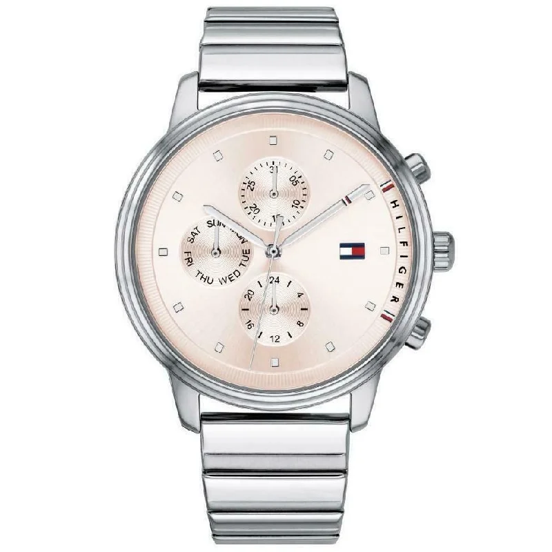 Men's Small Size Dress Watches-Tommy Hilfiger 1781904 Ladies Pink Chronograph Watch
