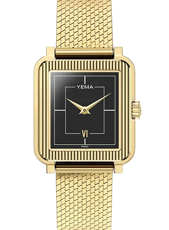 Women's New Year's Eve Design Mechanical Watches-Radiance Quartz Gold Black