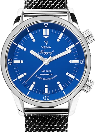 Men's Field Watches Recyclable-Navygraf Super Compressor Blue