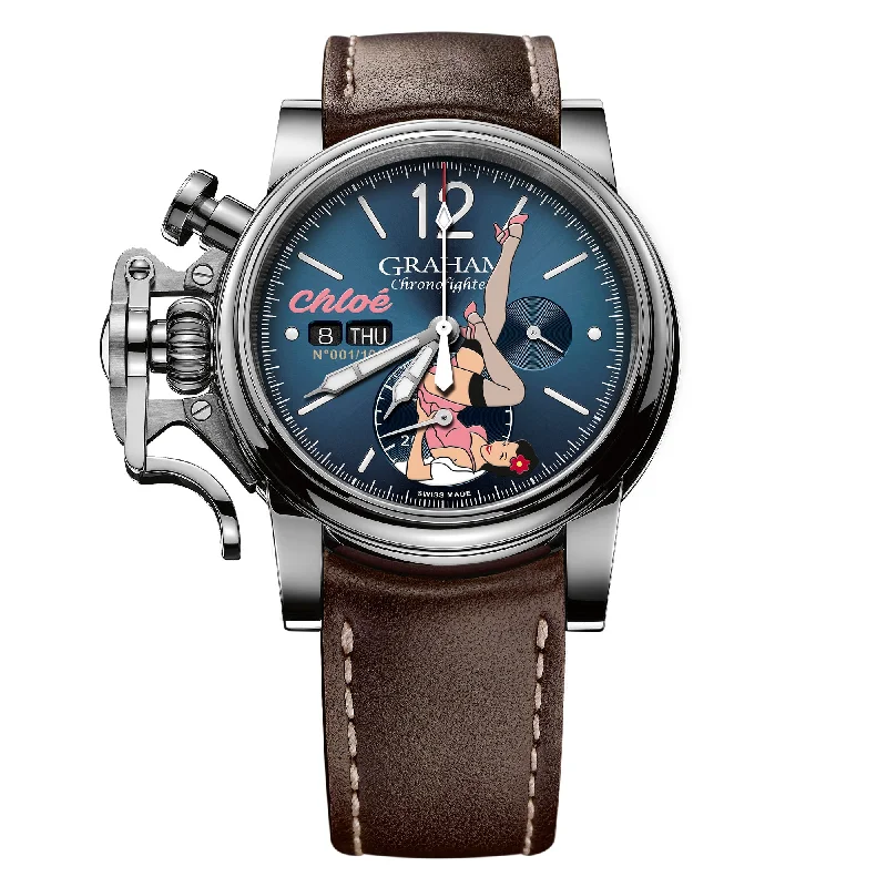 Men's Field Watches Security Features-Graham Brown Chronofighter Vintage Ltd Watch 2CVAS.U10A Men's Field Watches Security Features-Graham Brown Chronofighter Vintage Ltd Watch 2CVAS.U10A