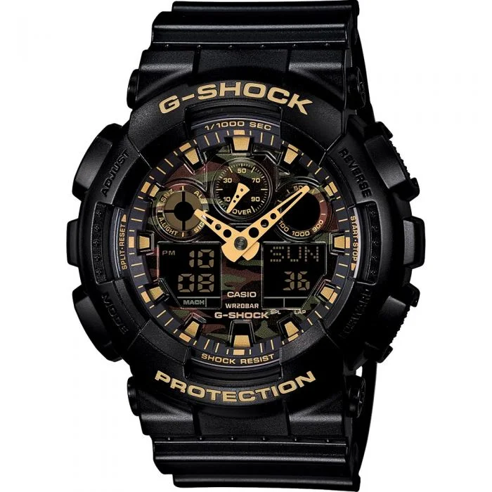 Men's Dive Watches for High-Altitude Diving -G-Shock Camouflage GA100CF-1A9