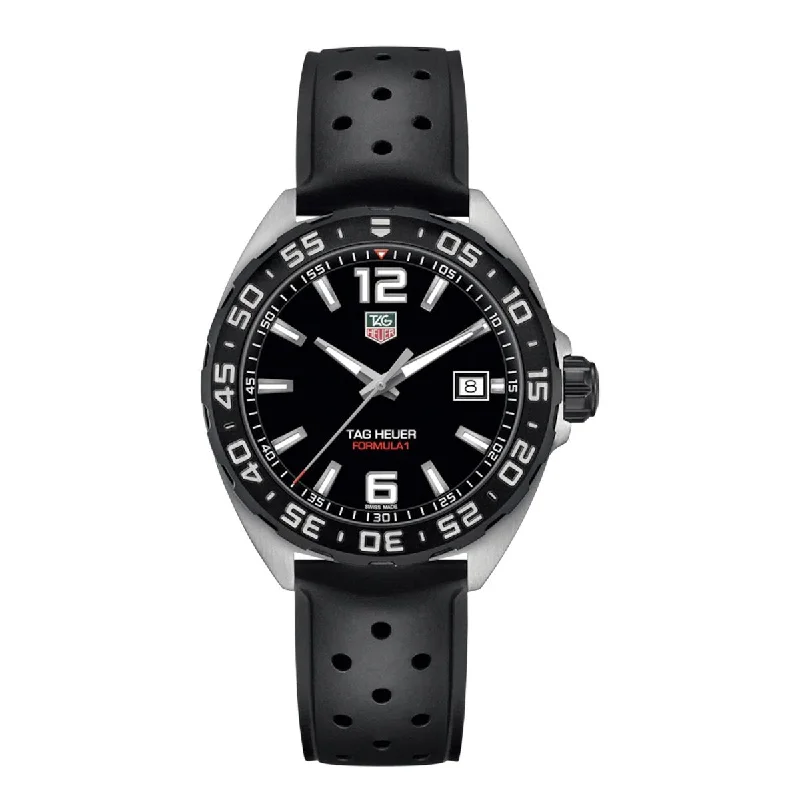 Men's Swiss Summer Edition-Tag Heuer Formula 1 Men's Black Sports Watch WAZ1110.FT8023