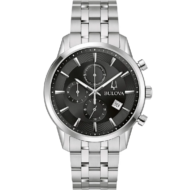 Men's Formal Event Style Men's Digital Watches-Bulova Classic 96B412 Chronograph