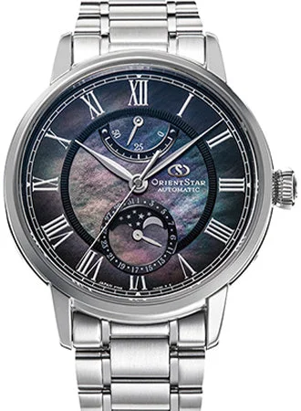 Men's Occasional Dress Watches-Mechanical Classic Moon Phase - Ltd Ed 200pcs Ref. RE-AY0116A