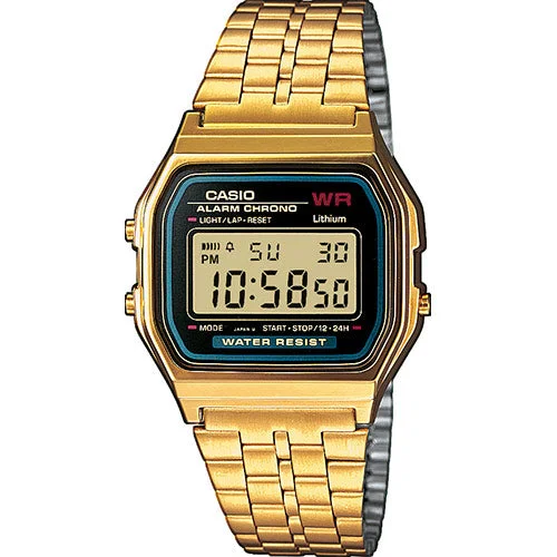 Women's Christmas Gift Design Mechanical Watches-Casio vintage A159WGEA-1EF quadrante nero Women's Christmas Gift Design Mechanical Watches-Casio vintage A159WGEA-1EF quadrante nero