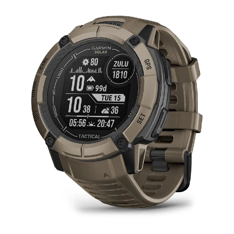 Men's Summer Style Sports Watches-Orologio Garmin Instinct 2X Solar Tactical Coyote Tan 010-02805-02 Men's Summer Style Sports Watches-Orologio Garmin Instinct 2X Solar Tactical Coyote Tan 010-02805-02