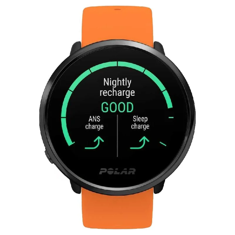 Unisex Modern Style Watches-Polar 90081718 Ignite Orange Fitness Smartwatch