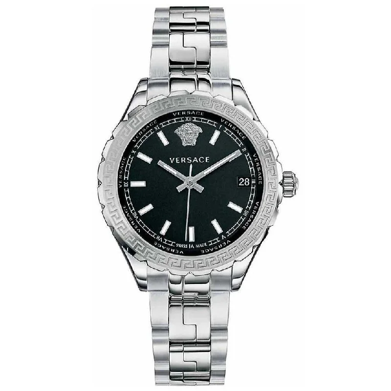 Men's Swiss Watch Solar Powered Edition-Versace Ladies Watch Hellenyium Black Bracelet V12020015