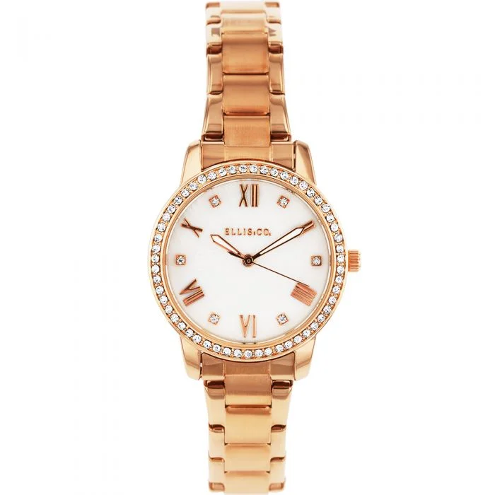 Women's Swiss Made Style Dress Watches-Ellis & Co 'Alena'