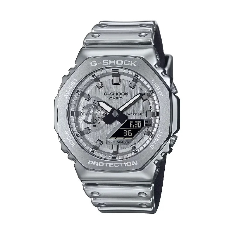 Men's Minimalist Style Men's Sports Watches-Orologio G-Shock in acciaio e resina GM-2100YM-8AER