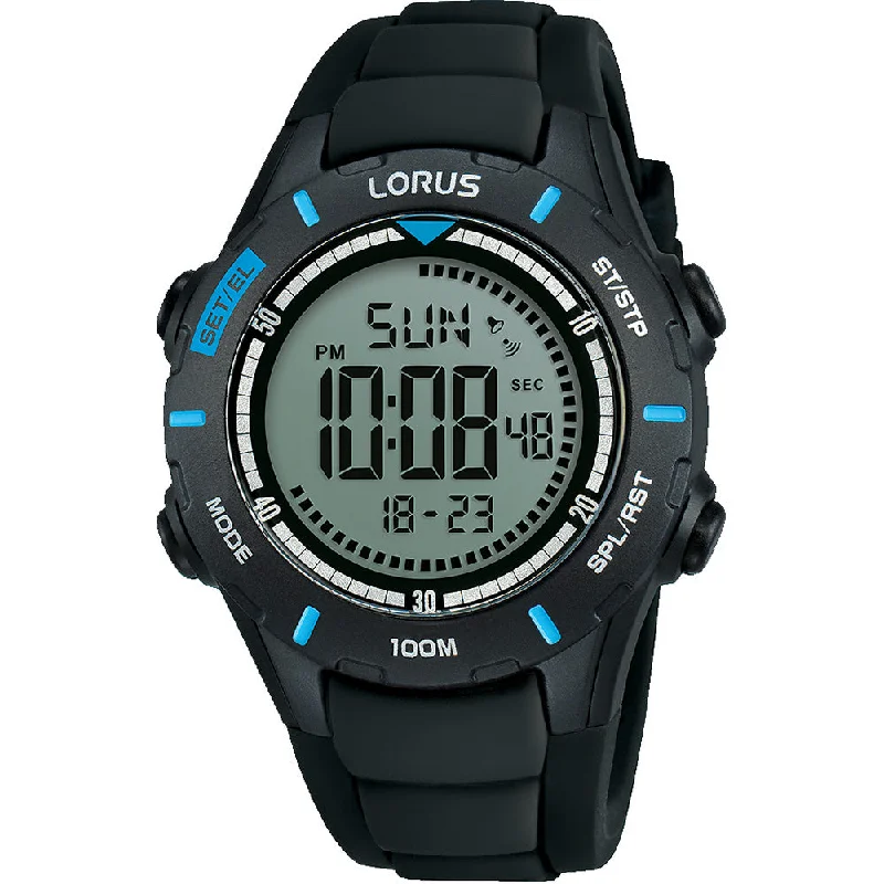 Mens Italian Made Style Smart Watches-Lorus Youth R2367MX-9 Digital
