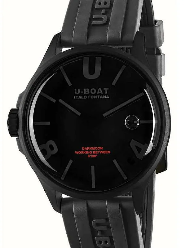 Men's Swiss Romantic Dinner Edition-U-Boat Men's Watch Darkmoon 40mm Black PVD 9545